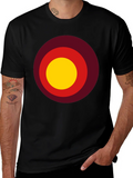 Retro Target Tee - Mens Black Graphic T-Shirt