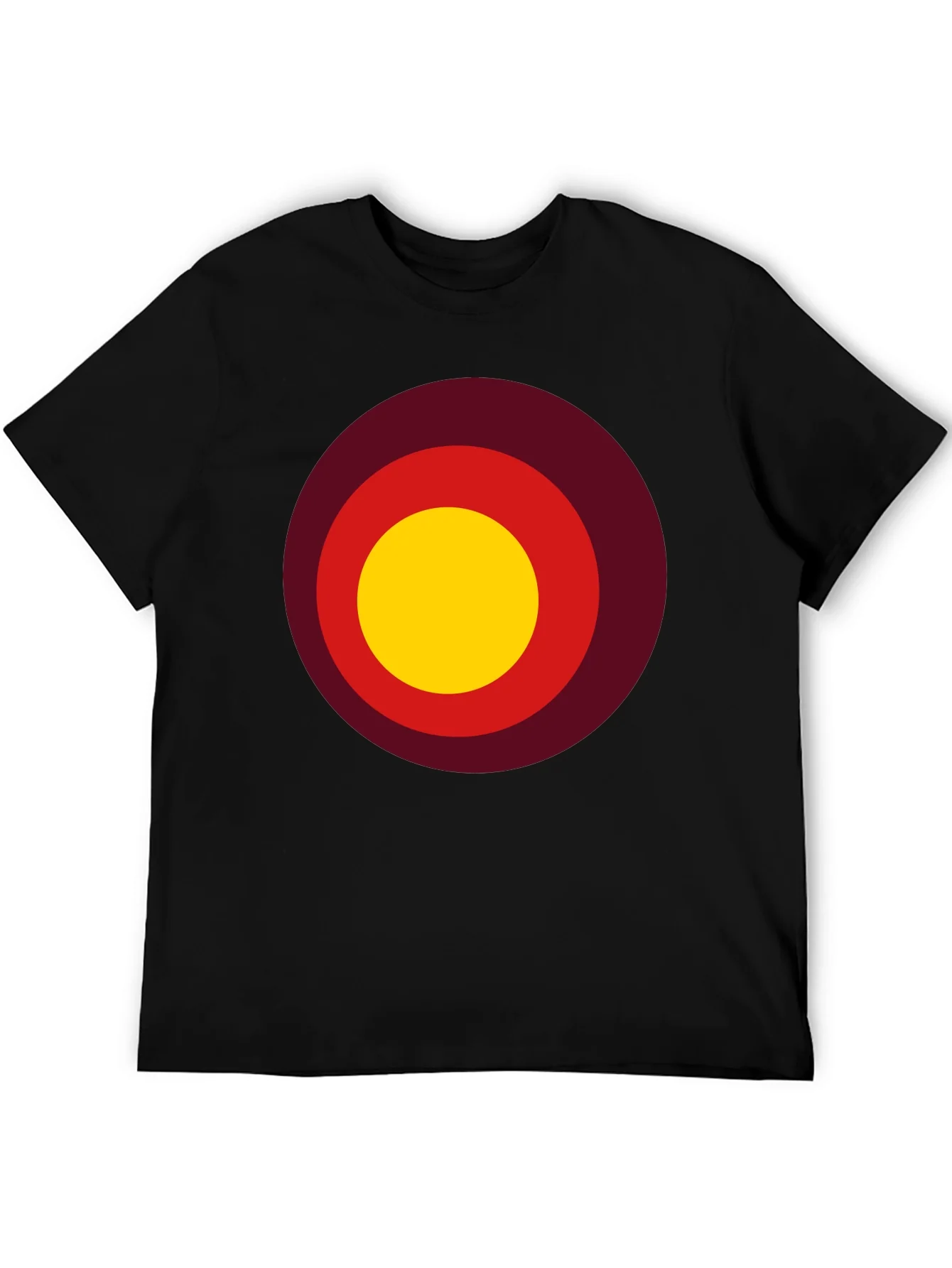 Retro Target Tee - Mens Black Graphic T-Shirt
