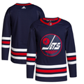 Men's Winnipeg Jets Navy 2021/22 Alternate Primegreen Authentic Blank Jersey1