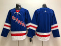 Men's New York Rangers Blue Breakaway Home Blank Jersey1