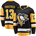 Men's Pittsburgh Penguins Vinnie Hinostroza #13 Black Player Game Jersey1
