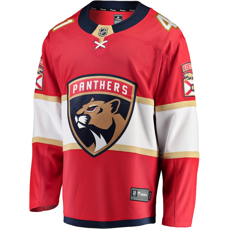 Anthony Stolarz Florida Panthers   Home Breakaway Jersey - Red