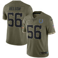 Quenton Nelson Indianapolis Colts Nike Salute To Service Limited Jersey - Olive