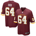 David Bada Washington Football Team Nike Game   Jersey - Burgundy