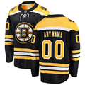 Men's Boston Bruins Fanatics Branded Black Custom Player Jersey1