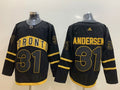 Men's Toronto Maple Leafs Frederik Andersen #31 Black Player Game Jersey1
