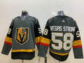 Men's Vegas Golden Knights #58 Gray Breakaway Player Jersey1