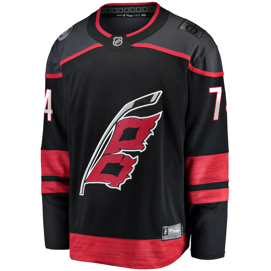 Jaccob Slavin Carolina Hurricanes   Home Breakaway  Jersey - Black