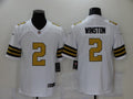 Men's New Orleans Saints Jameis Winston #2 White Alternate Game Jersey1