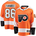 Men's Philadelphia Flyers Joel Farabee #86 Orange Replica Player Jersey1