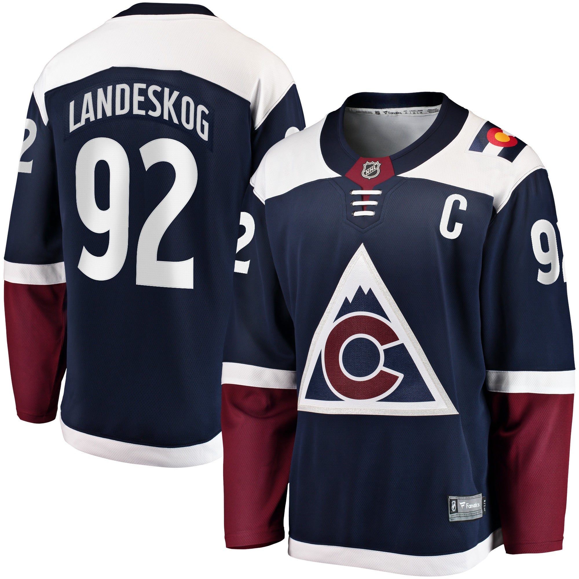 Gabriel Landeskog Colorado Avalanche   Premier Breakaway  Jersey - Navy