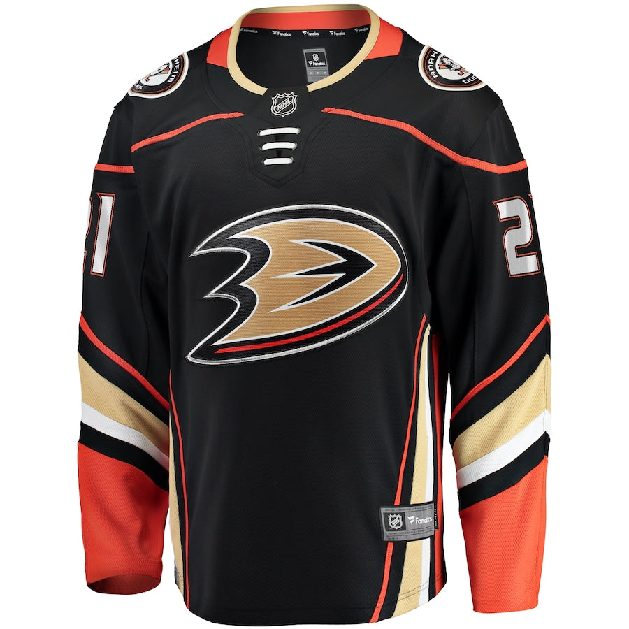 Isac Lundestrom Anaheim Ducks   Home Breakaway Jersey - Black