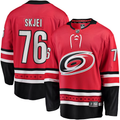Men's Carolina Hurricanes Brady Skjei #76 Red Home Breakaway Player Jersey1