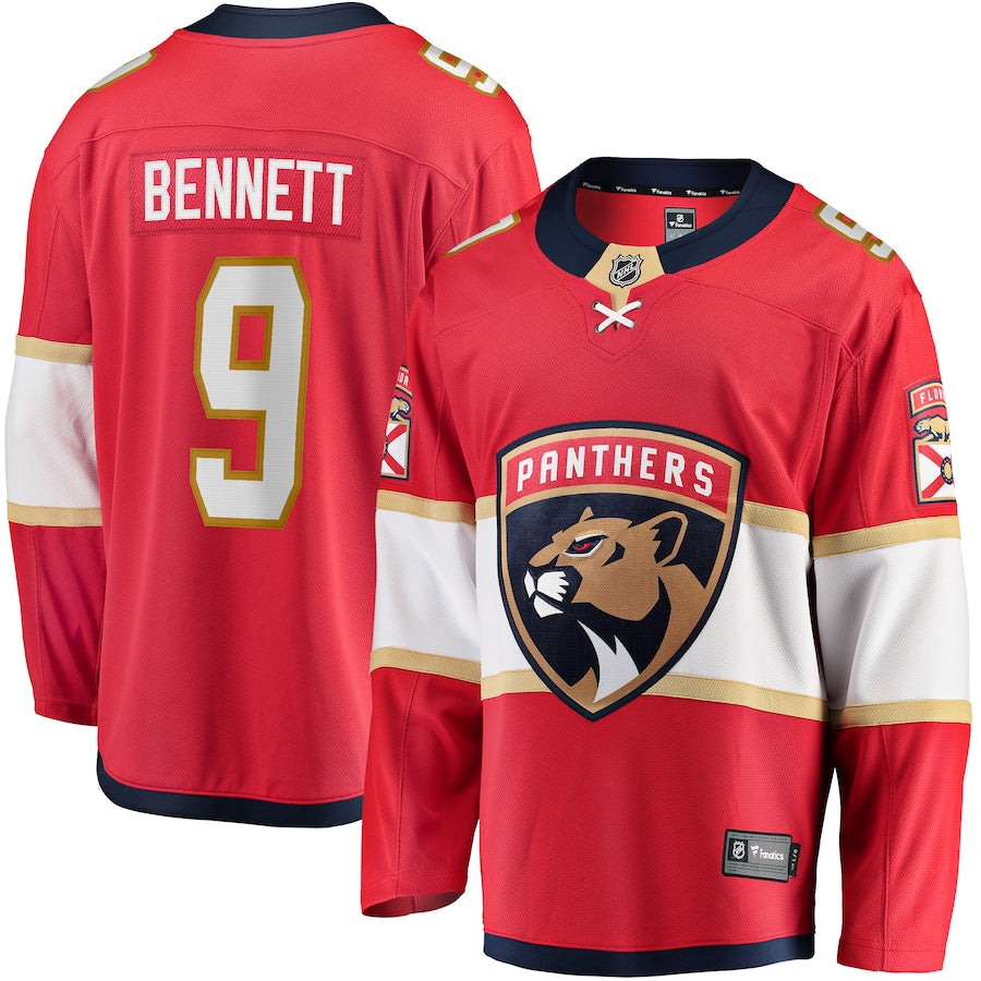 Sam Bennett Florida Panthers   Home Breakaway Replica Jersey - Red