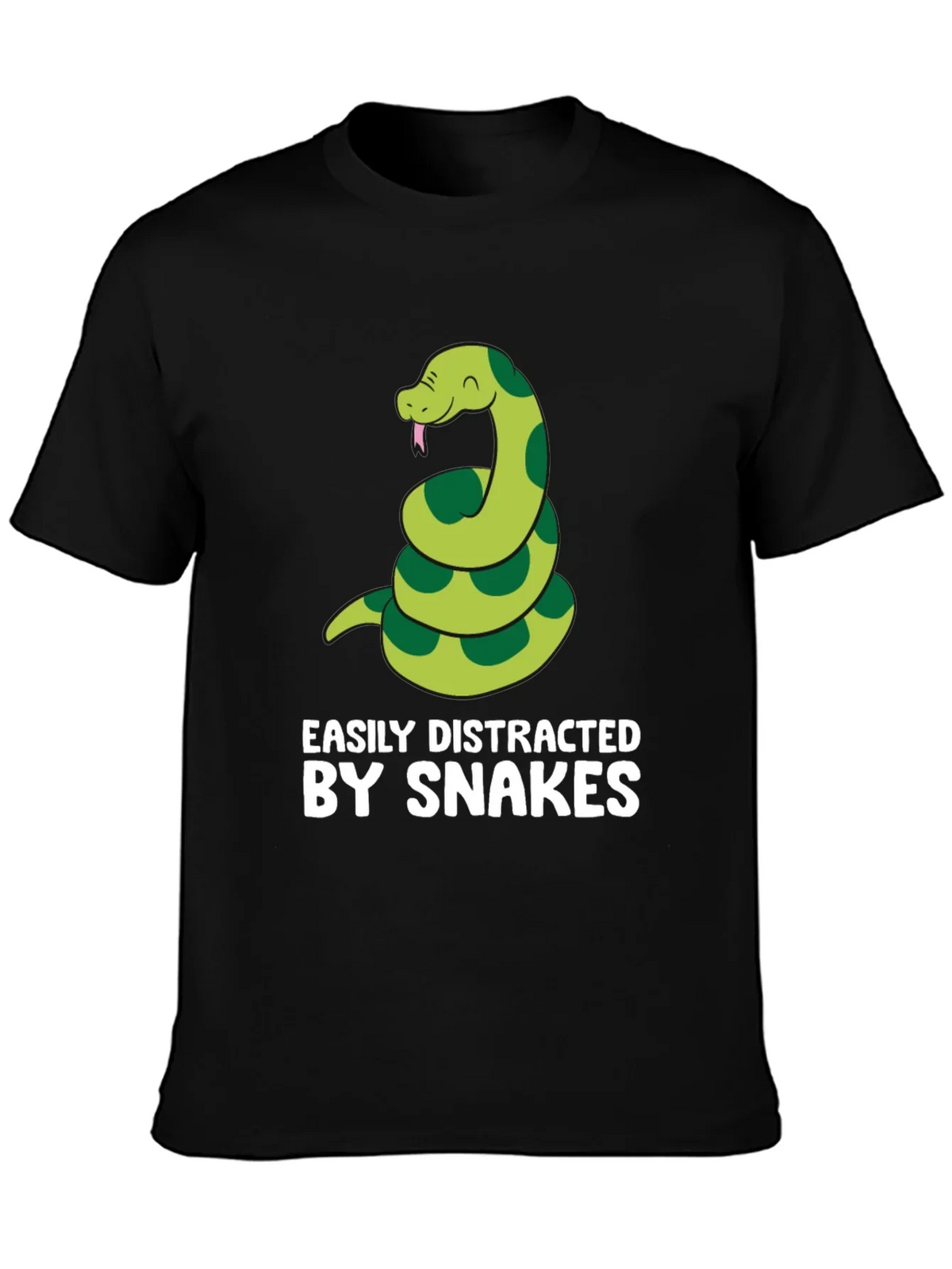Easily Distracted By Snakes Graphic T-Shirt