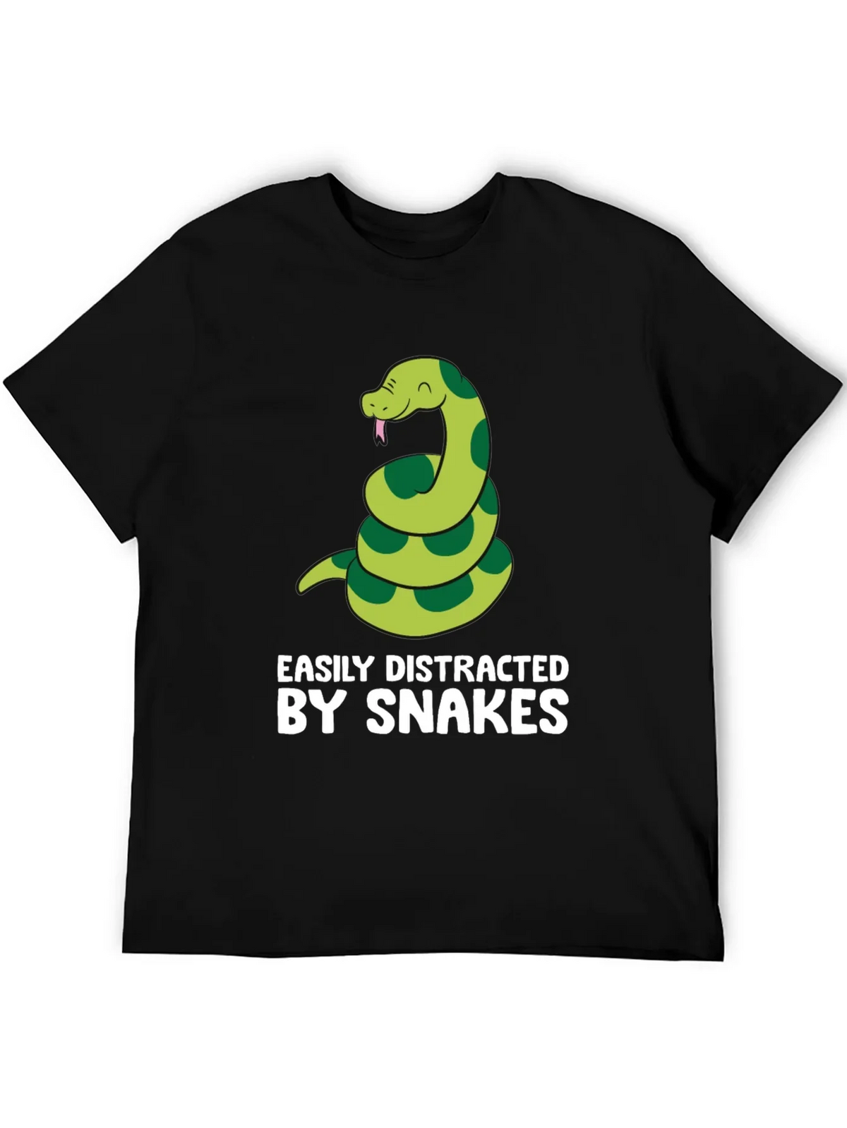 Easily Distracted By Snakes Graphic T-Shirt