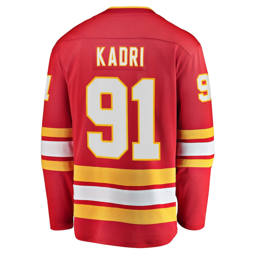 Nazem Kadri Calgary Flames   Home Breakaway  Jersey - Red