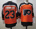 Men's Philadelphia Flyers Oskar Lindblom #23 Orange Replica Player Jersey1
