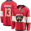 Sam Reinhart Florida Panthers   Home 2024 Stanley Cup Champions Breakaway  Jersey ��������������������������������������������������������������������������������� Red