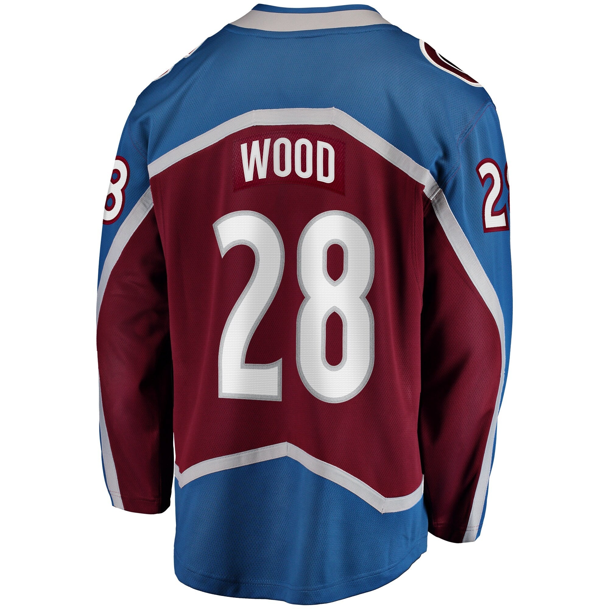 Miles Wood Colorado Avalanche   Home Breakaway Jersey - Maroon