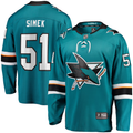 Men's San Jose Sharks Radim Simek #51 Teal Breakaway Player Jersey1