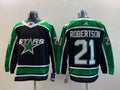 Men's Dallas Stars Jason Robertson #21 Black Breakaway Player Jersey1