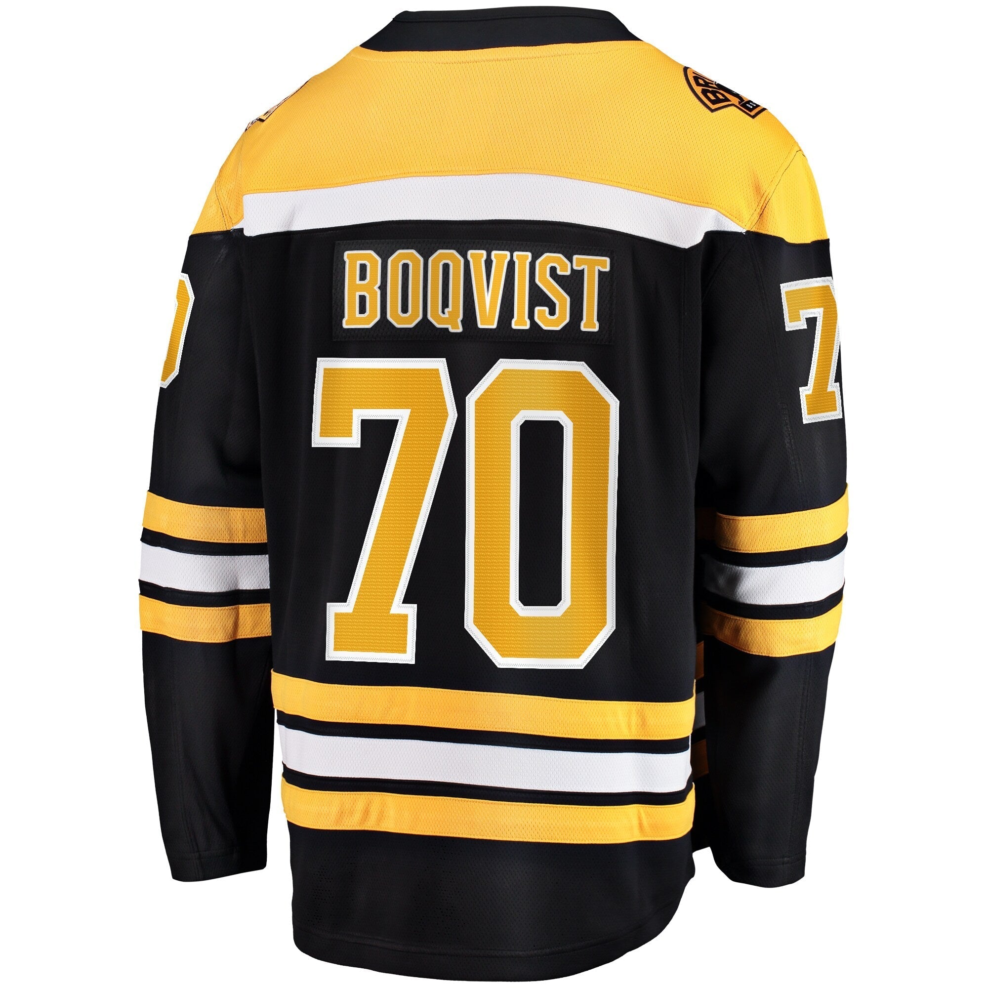 Jesper Boqvist Boston Bruins   Home Breakaway Jersey - Black