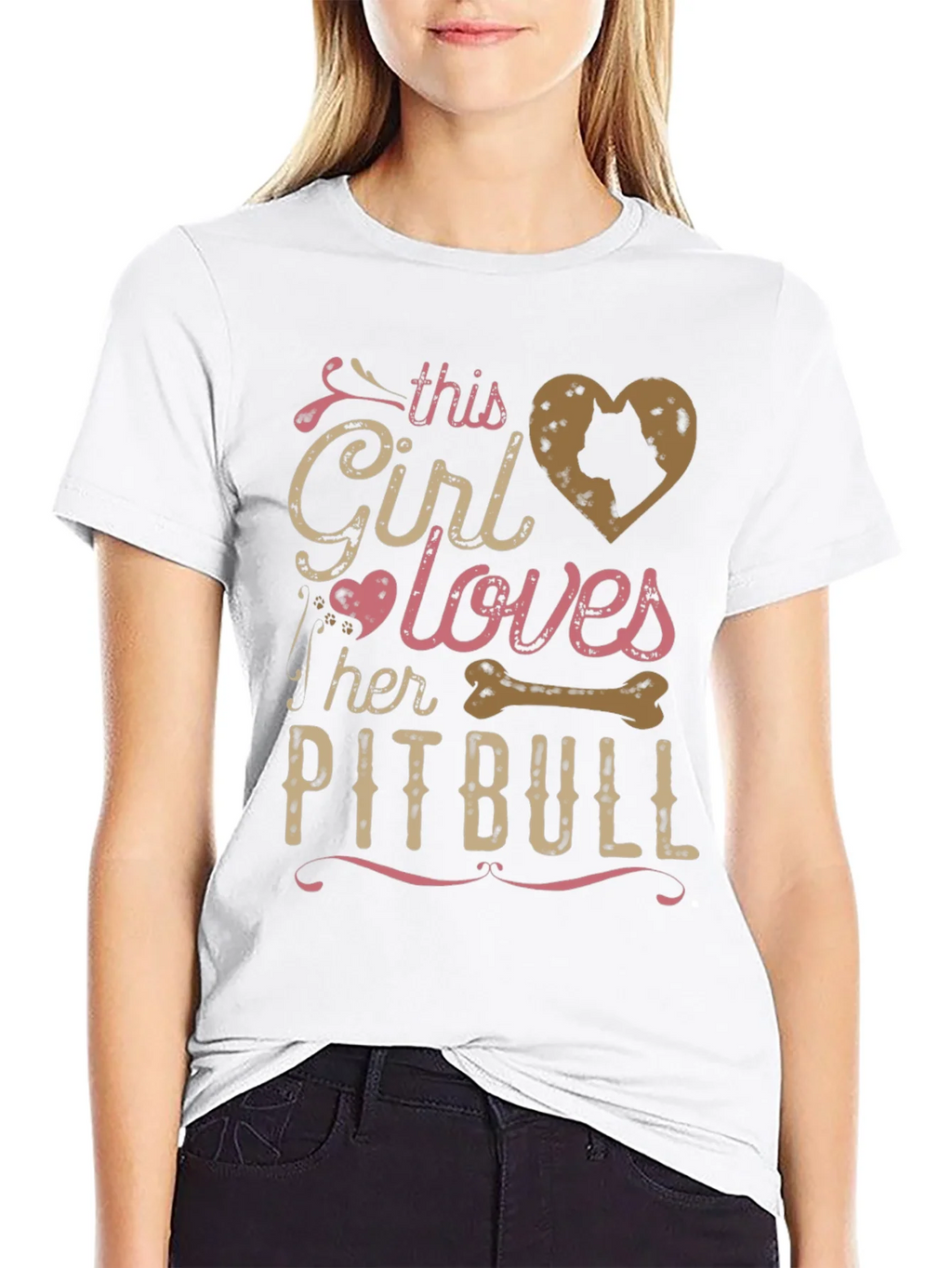 This Girl Loves Her Pitbull T-Shirt