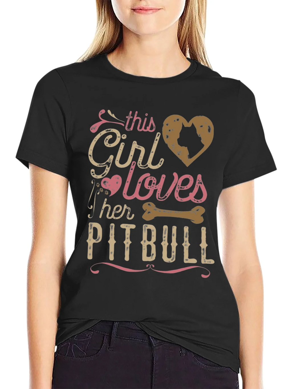 This Girl Loves Her Pitbull T-Shirt