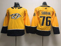 Men's Nashville Predators P.K. Subban #76 Gold Home Breakaway Jersey1