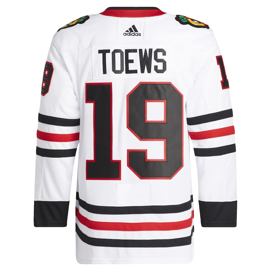 Jonathan Toews Chicago Blackhawks   Away Primegreen   Pro  Jersey - White