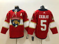 Men's Florida Panthers Aaron Ekblad #5 Red Player Jersey1