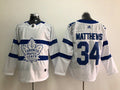 Men's Toronto Maple Leafs Auston Matthews #34 White Authentic Player Jersey1