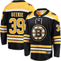 Men's Boston Bruins Morgan Geekie #39 Black Player Game Jersey1
