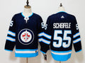 Men's Winnipeg Jets Mark Scheifele #55 Navy Player Game Jersey1