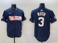 Men's New York Yankees Babe Ruth Navy Limited Player Jersey1