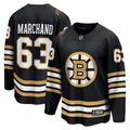 Men's Boston Bruins Brad Marchand #63 Black Replica Player Jersey1
