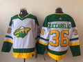 Men's Minnesota Wild Mats Zuccarello #36 White Breakaway Jersey1