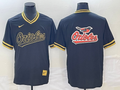Men's Baltimore Orioles Black Replica Team Jersey1