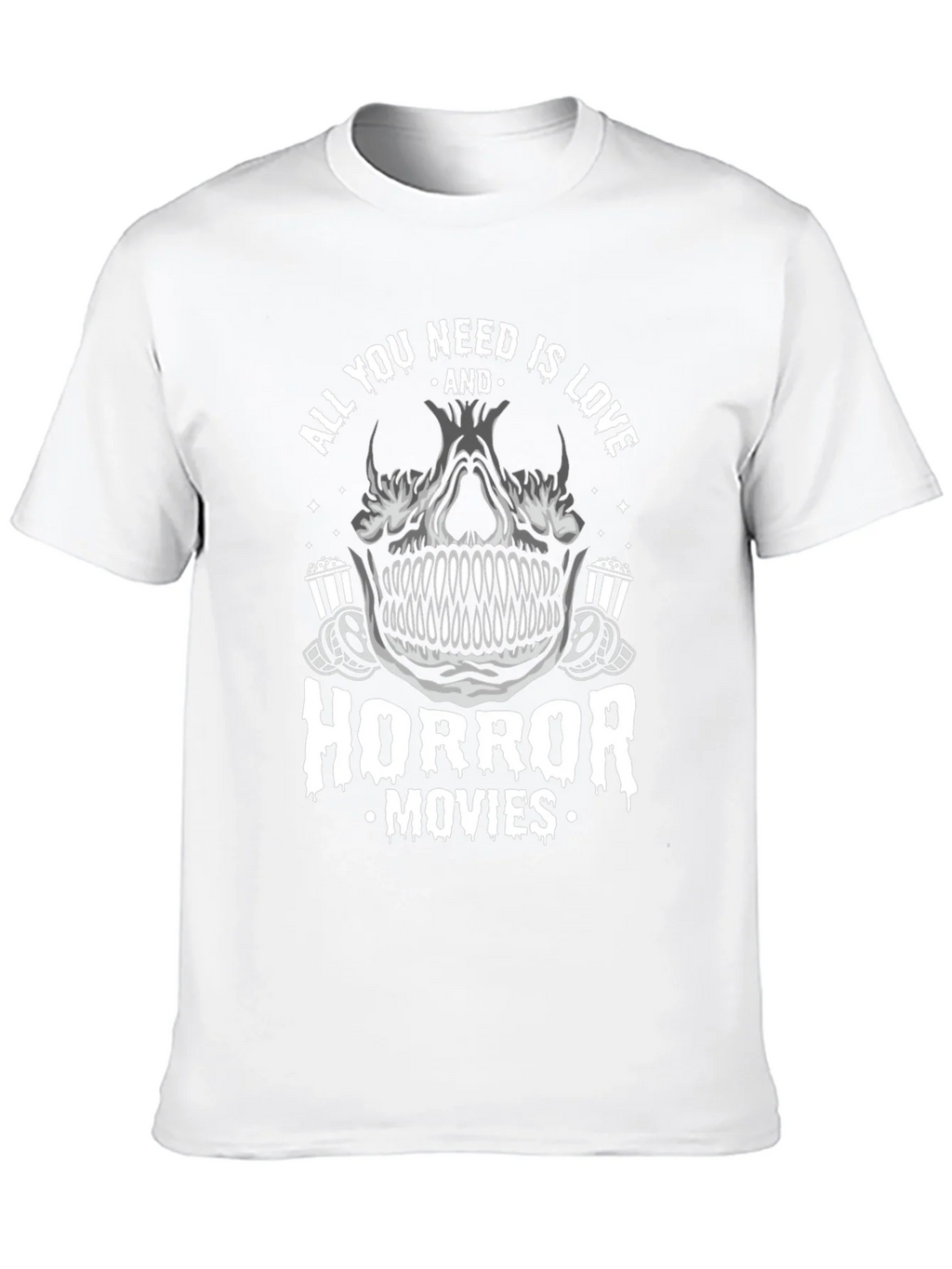 Horror Movies Skull T-Shirt