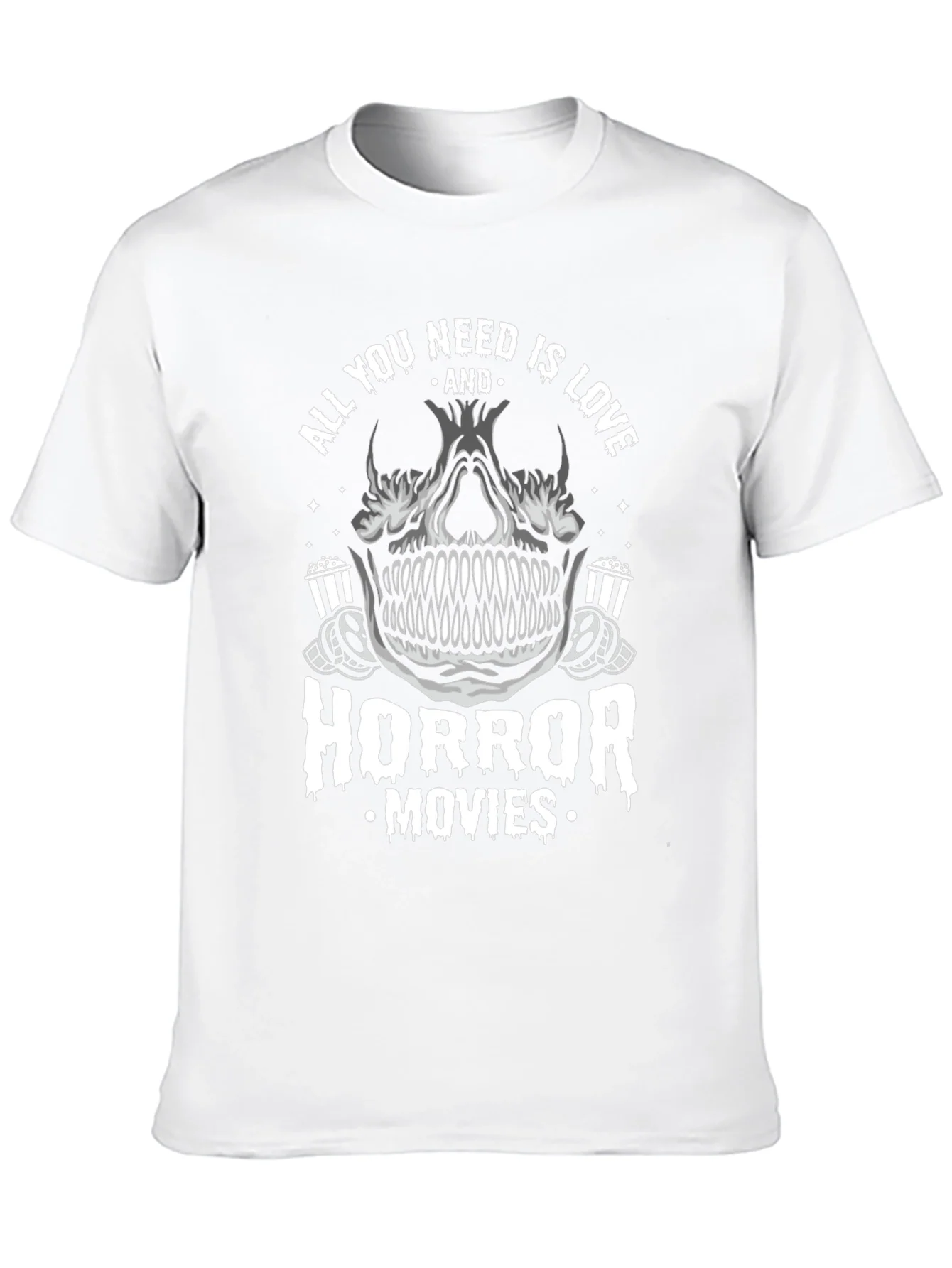 Horror Movies Skull T-Shirt