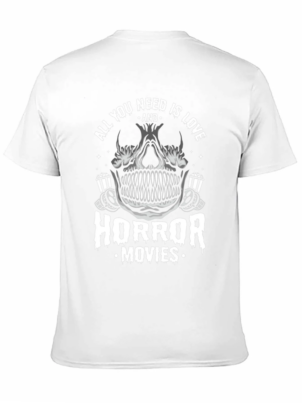 Horror Movies Skull T-Shirt