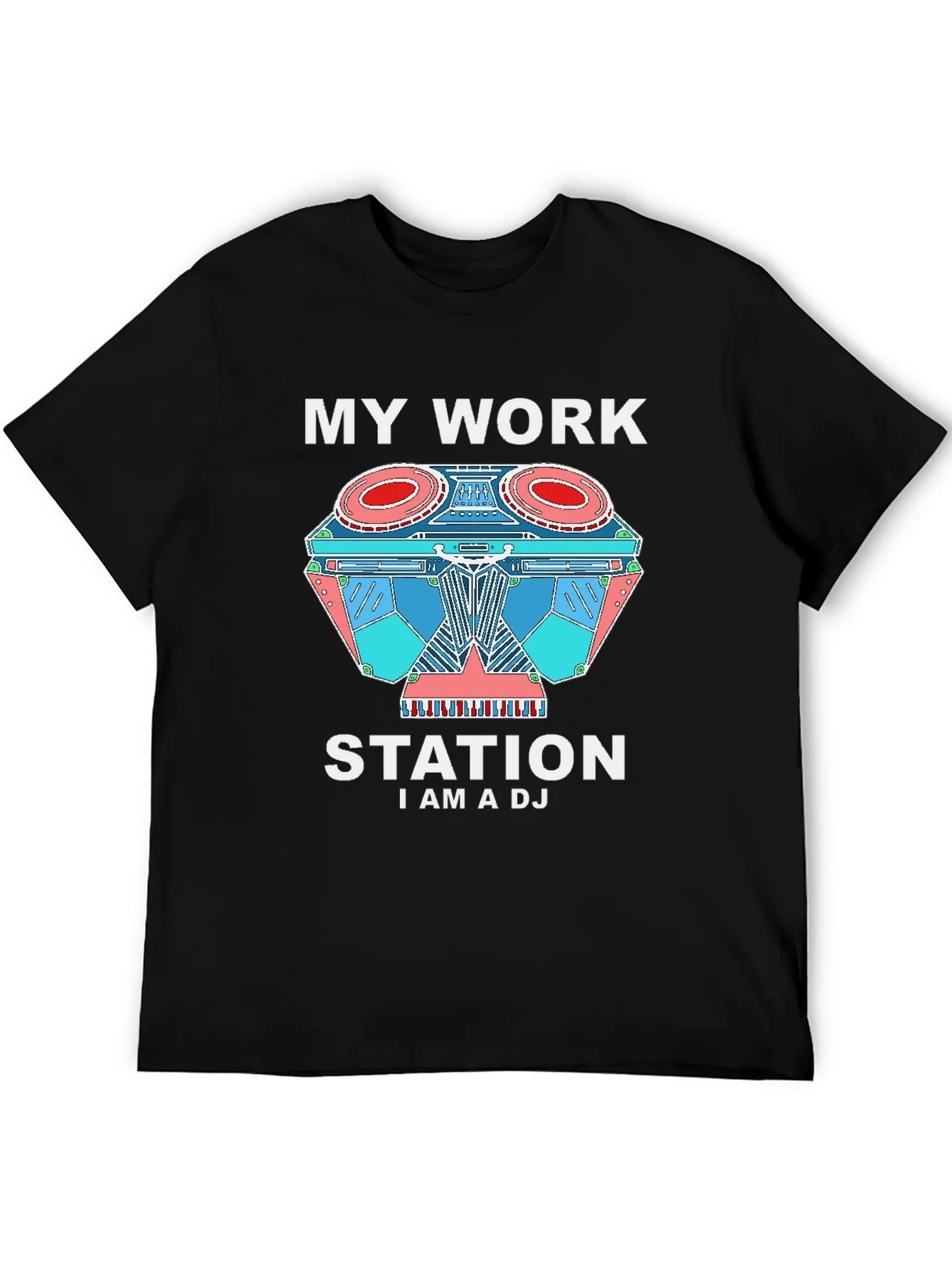 My Work Station DJ T-Shirt - Music Lover Apparel