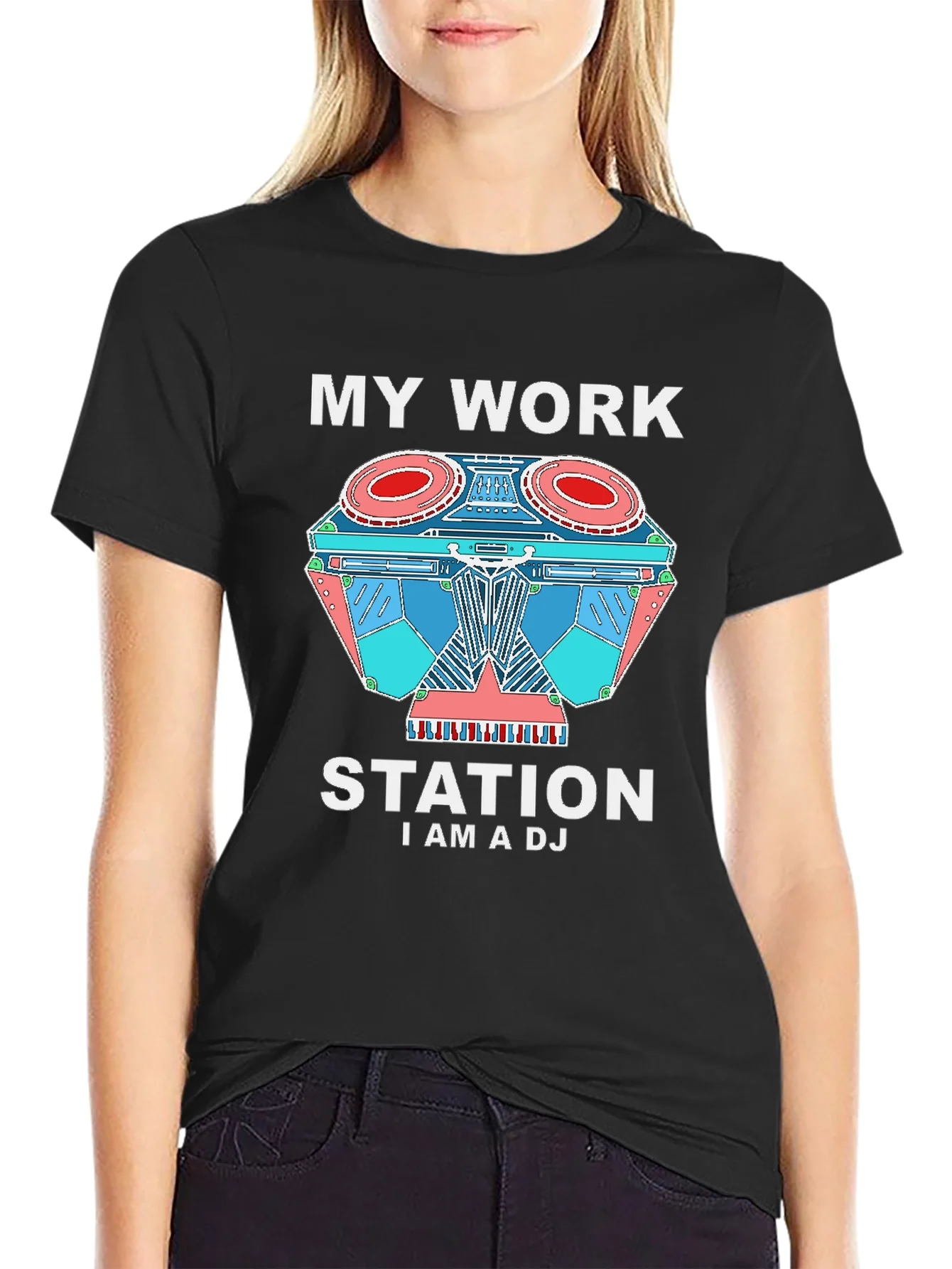 My Work Station DJ T-Shirt - Music Lover Apparel