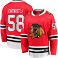 MacKenzie Entwistle Chicago Blackhawks   Home Breakaway  Jersey - Red