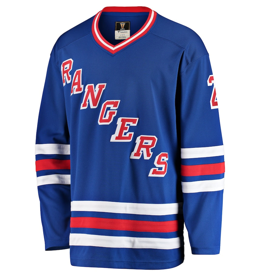 Brian Leetch New York Rangers   Premier Breakaway Retired  Jersey - Blue