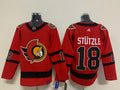 Men's Ottawa Senators Tim Stutzle #18 Red Player Game Jersey1