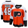 Men's Philadelphia Flyers Morgan Frost #48 Orange Player Game Jersey1