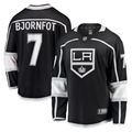 Men's Los Angeles Kings Tobias Bjornfot #7 Black Home Breakaway Player Jersey1