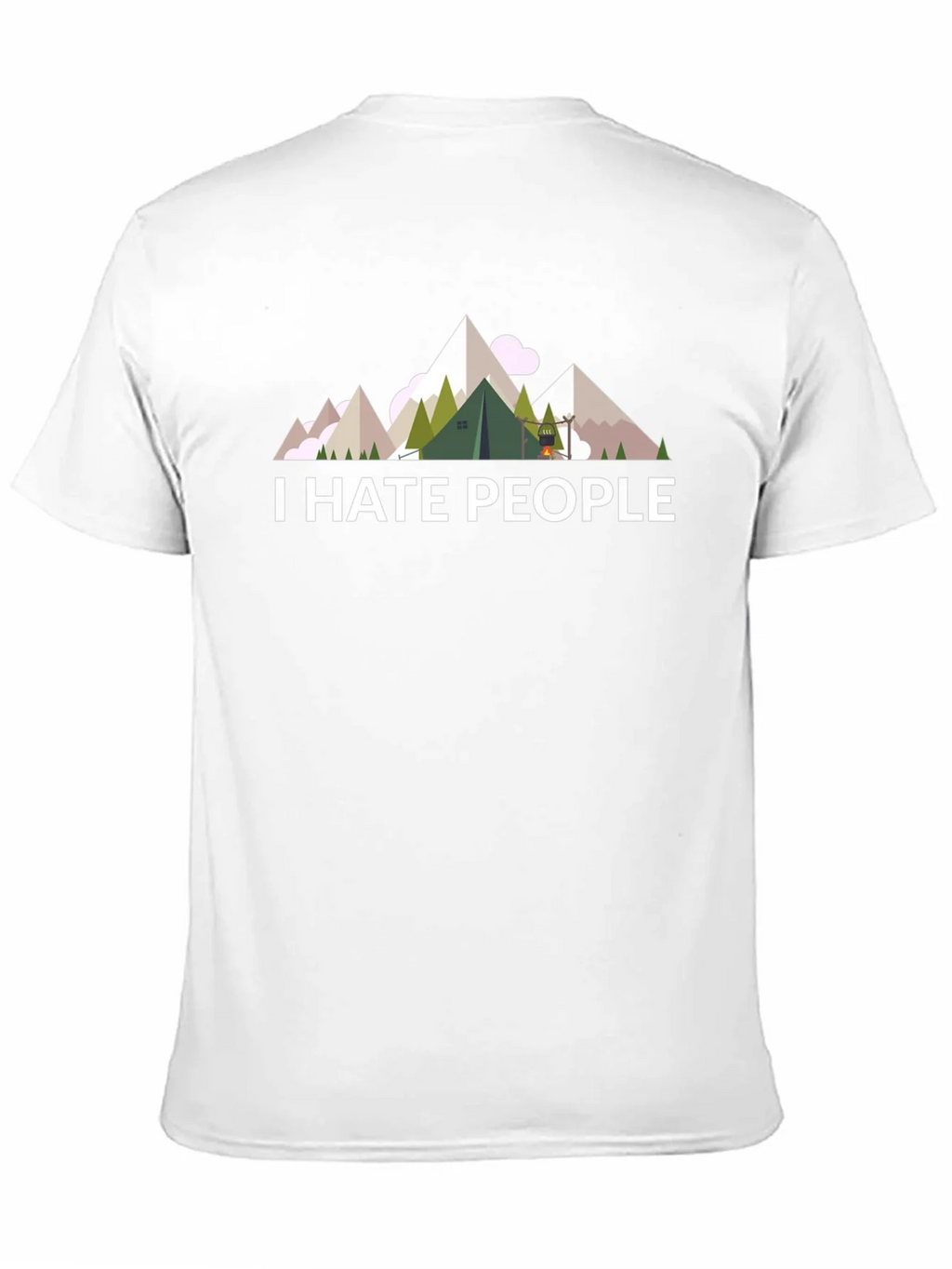 I Hate People T-Shirt - Camping & Hiking Tee